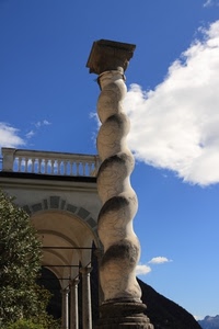 colonna, cielo, archi, colonne, nuvole, balaustra, azzurro, nuvola, alberi, terrazza, albero, spirale, pianta, portico, capitello